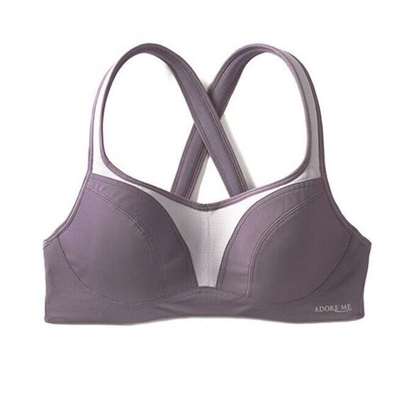Adore Me Size 34A Adona Sports Bra Evening Haze High Impact Underwire Women’s - Picture 1 of 11